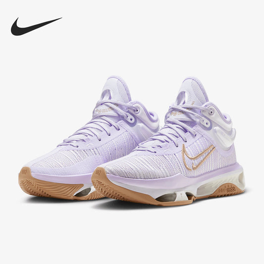 Nike genuine 2024 New Men's Cushioning Breathable Mid-top Basketball Shoes DJ9432-500