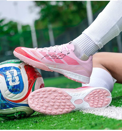 Nouvelles chaussures de football pour hommes, chaussures de sport d'extérieur, chaussures d'entraînement, chaussures de football antidérapantes, baskets professionnelles ultralégères unisexes