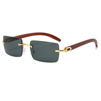 2025 New Frameless Fashion Sunglasses for Unisex Vacation Casual Driving Sun Shades Classic Outdoor Vacation Riding Sun Glasses