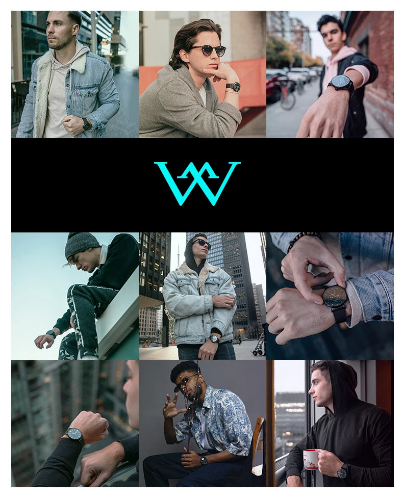 WM Watch Automatic Mechanical Men Watches High Quality Sapphire World Time Original Recognized Brand Welly Merck Watch Man WM057