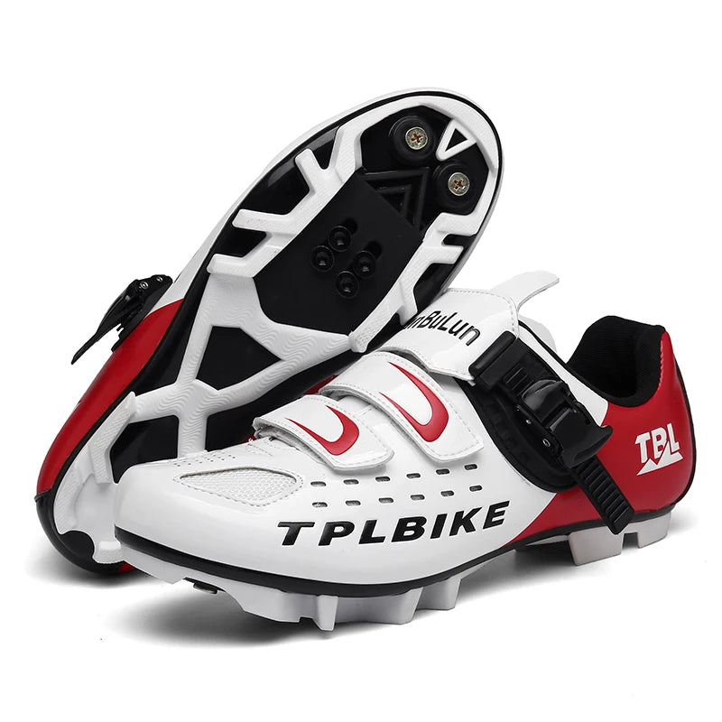 New Men's and Women's Bicycle Shoes,Outdoor Cycling Shoes,Three Functional Soles,Professional Training Shoes