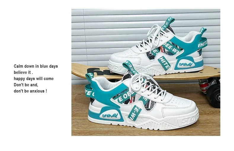 Skateboard Heren schoenen Zomersneakers Leer Casual Mode Outdoor Hardlopen Sport Wandelen Tennis Platform Designer Luxe