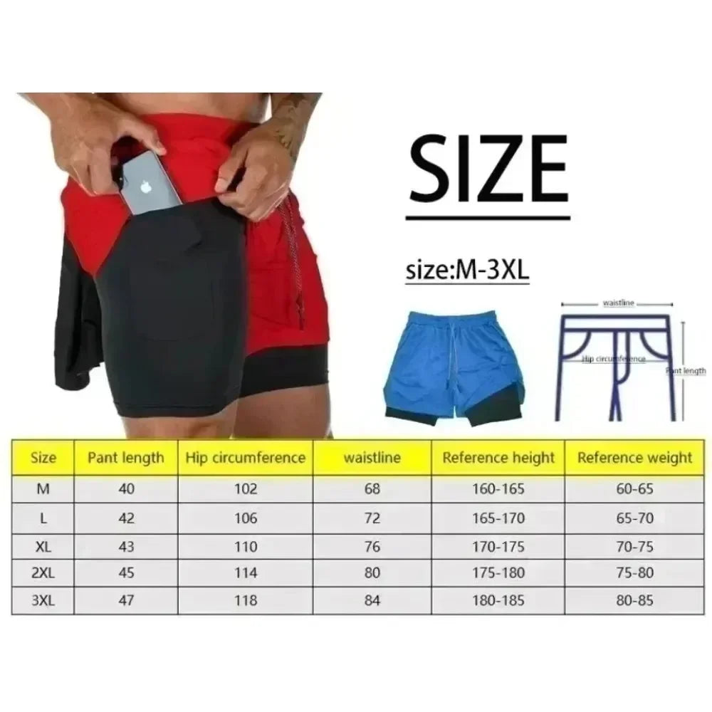 Dragon Ball GOKU Printed Double Layer Shorts Bandai Loose Men's and Women's Summer Sweating Breathable Sports Shorts