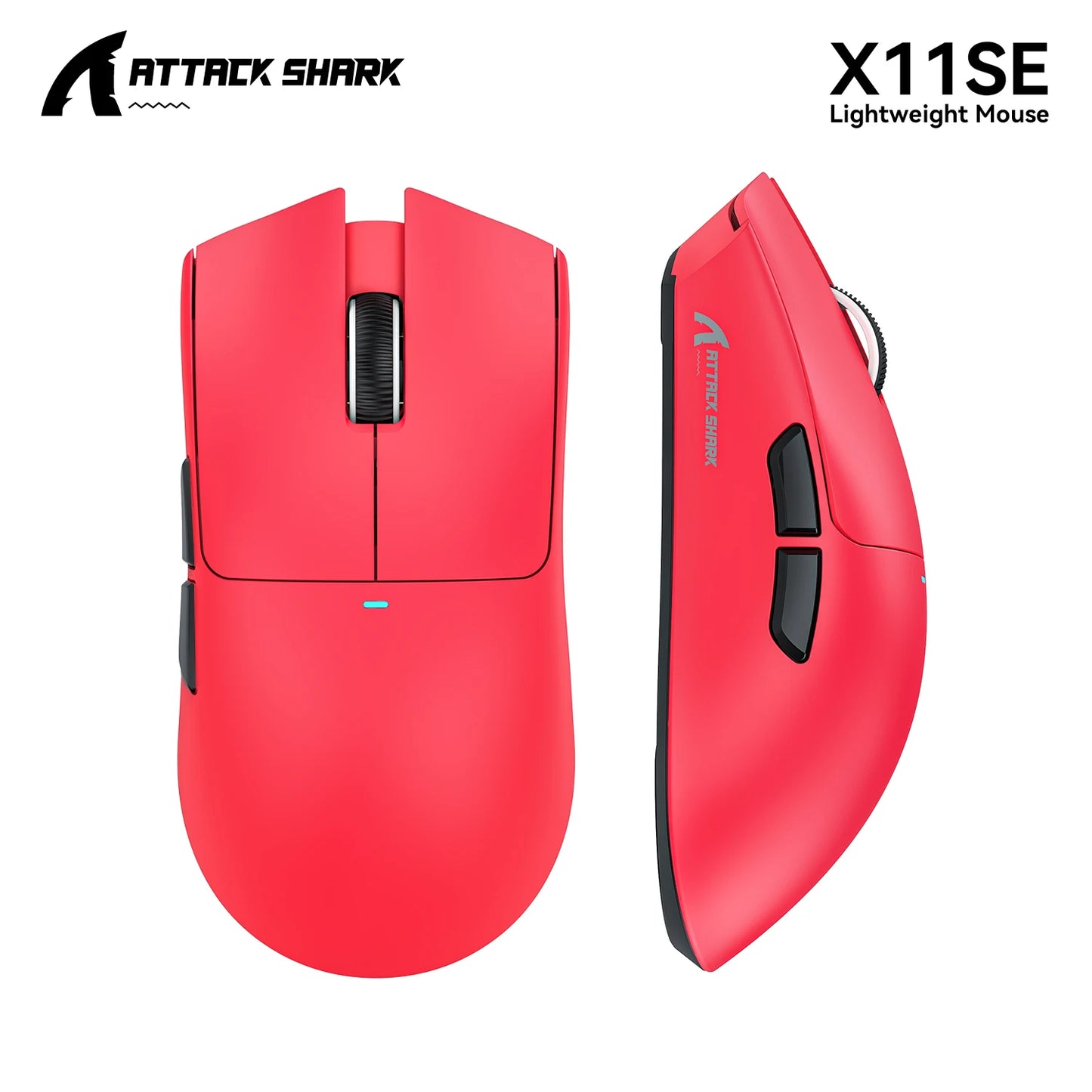 ATTACK SHARK X11 SE Wireless Gaming Mouse 22000 DPI,PixArt PAW3311 Sensor,BT/2.4G/Wired,59g Lightweight,2000W Clicks