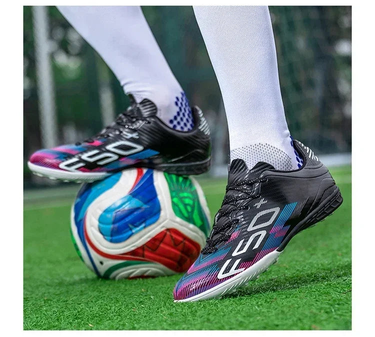 Nouvelles chaussures de football pour hommes, chaussures de football professionnelles, chaussures d'entraînement, chaussures de match, baskets antidérapantes, chaussures de sport pour terrain gazonné, chaussures d'extérie