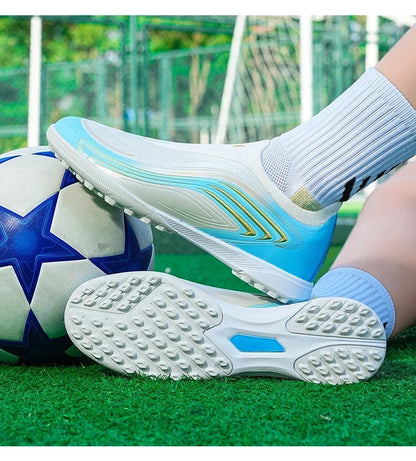 Nouvelles chaussures de football pour hommes, baskets de futsal très populaires, chaussures de football pour matchs sur gazon, entraînement, chaussures de football de haute qualité, crampons antidérapants, pour intérieur