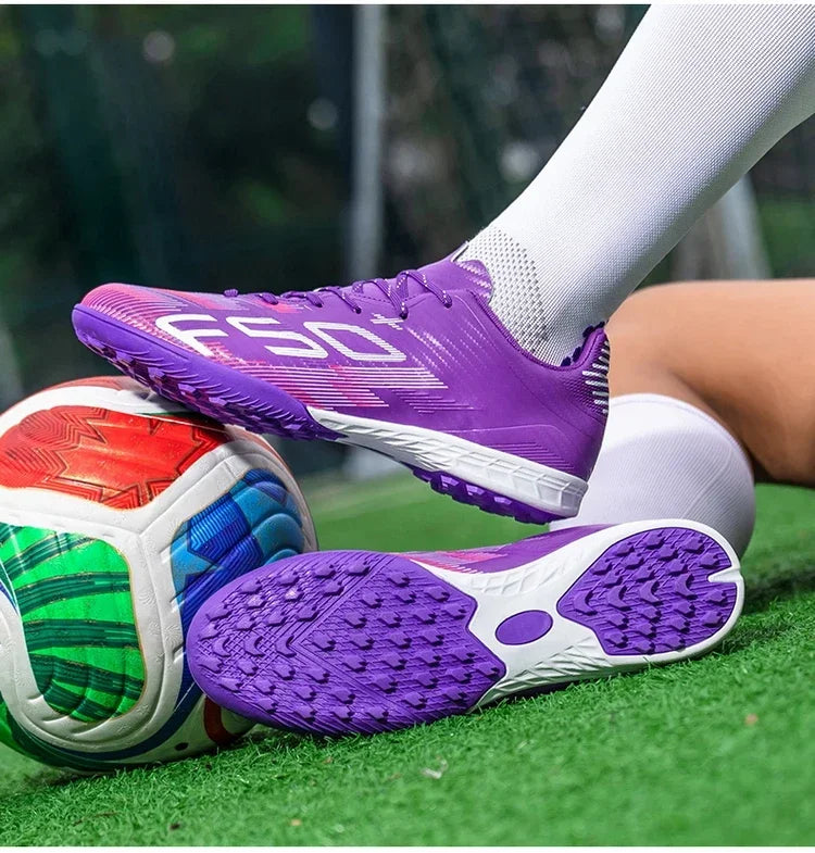 Nouvelles chaussures de football pour hommes, chaussures d'entraînement, baskets professionnelles, chaussures de match sur gazon, chaussures de football antidérapantes pour l'extérieur, chaussures de sport ultralégères,