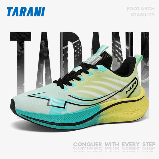 Men's Cushioning Running Shoes with Carbon Plate Marathon Women Lightweight Casual Sneakers for Jogging Workout Fitness Exercise