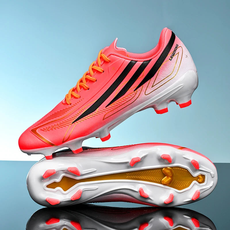 Chaussures de football professionnelles AG pour hommes, résistantes, décontractées, à crampons, antidérapantes, Fast Foo451·a