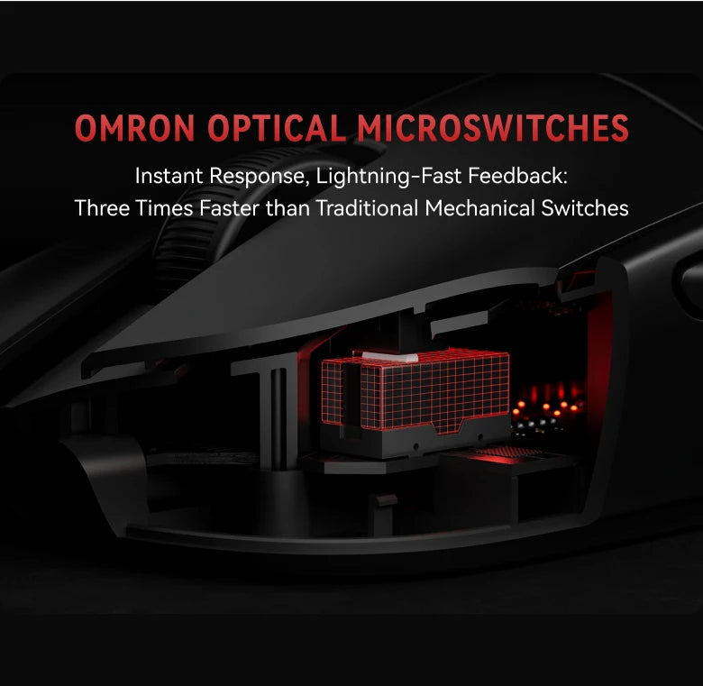ATK VXE MAD R MAJOR Gaming Mouse 8K PAW3395/3950 Sensor Dual-Mode Wireless Mouse Nonporous Lightweight Ergonomic Mice