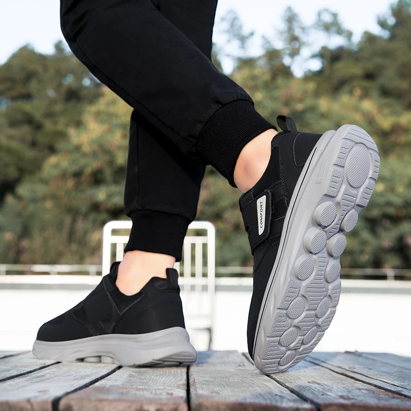 Chaussures de marche unisexes confortables, légères, respirantes, antidérapantes, à bout large, baskets décontractées, chaussures de marche toutes saisons