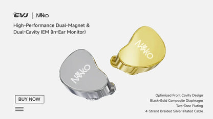 CVJ Vivian In Ear Earphones 10mm Dynamic Driver suitable for Music and Gaming 0.78mm Detachable Cable HiFi Sound Quality