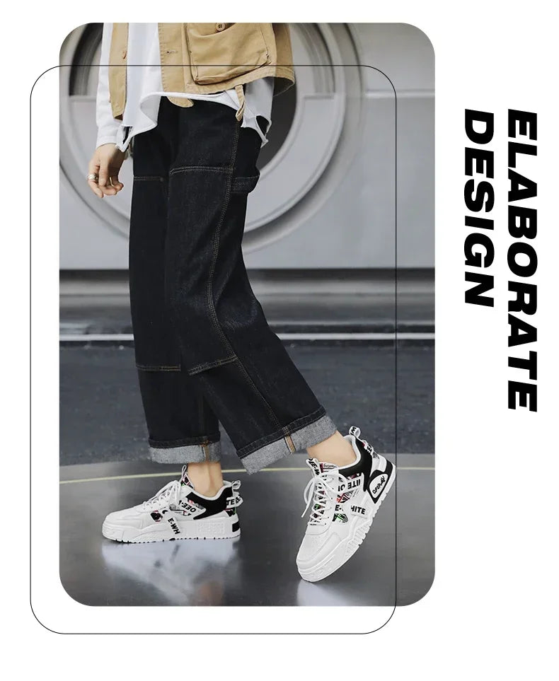 Skateboard Heren schoenen Zomersneakers Leer Casual Mode Outdoor Hardlopen Sport Wandelen Tennis Platform Designer Luxe