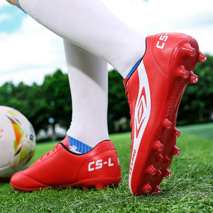 New Men Football Boots Grass Cleats Soccer Shoes Match Adult Indoor Ultralight Non-Slip Boys Futsal Sport Turf Comfortable