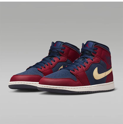 Nike Authentic JORDAN Men's High-Top Lace-Up Wear-Resistant Sports Basketball Shoes IO7449-600