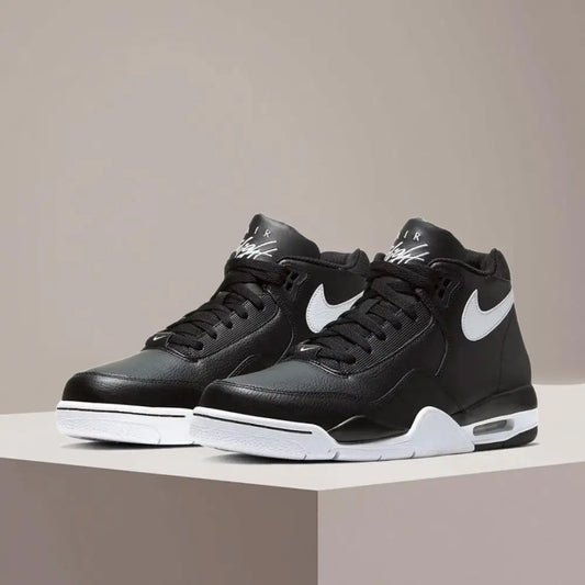Nike Flight Legacy Mid-Top Retro Basketball Shoes with Slip-Resistant, Durable, and Cushioned Construction Unisex BQ4212-002