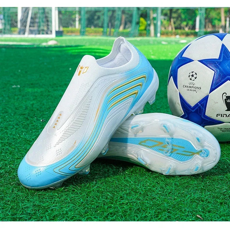 Nouvelles chaussures de football pour hommes, baskets de futsal très populaires, chaussures de football pour matchs sur gazon, entraînement, chaussures de football de haute qualité, crampons antidérapants, pour intérieur