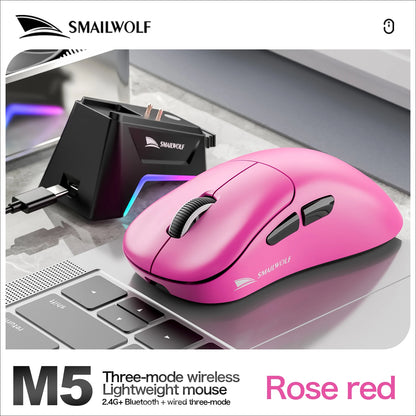 K-Snake X11 Bluetooth wireless mouse three-mode e-sports PAW3311 laptop desktop office game RGB magnetic charging