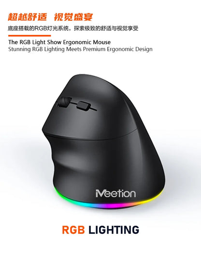 Left Hand Wireless Mouse Bluetooth Mouse Gamer Ergonomic 2400DPI Silent Mouse For MacBook Tablet Laptops Computer PC 2.4G Mice