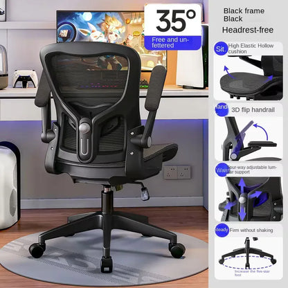 UVR Mesh Staff Office Chair Comfortable Ergonomic Design Armchair Furniture Lift Adjustable Recliner Gaming Computer Chair