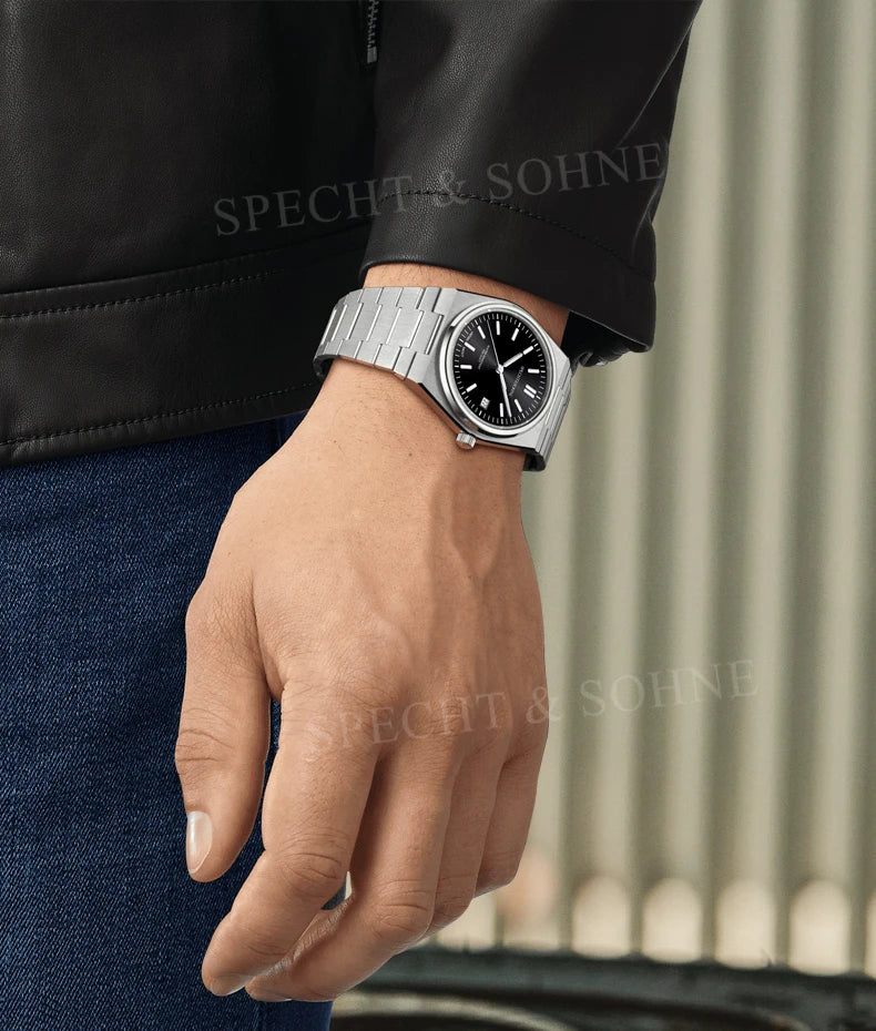2025 New Arrivals Specht&Sohne Mens Watches Stainless Steel Sapphire Classic Quartz Men Watch Relogio Masculino 100M Waterproof