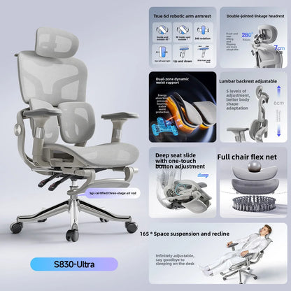 Stable Chair Lifting Waist Computer Chair Ergonomic Chair Office Chair Game Gaming Chair Waist Protection
