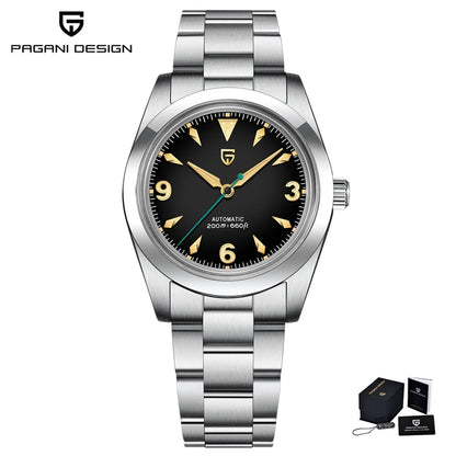 2024 NEW PAGANI DESIGN Sports Men Automatic Mechanical Wriswatch Japan NH35A Stainless Steel Simple 200M Waterproof Montre Homme