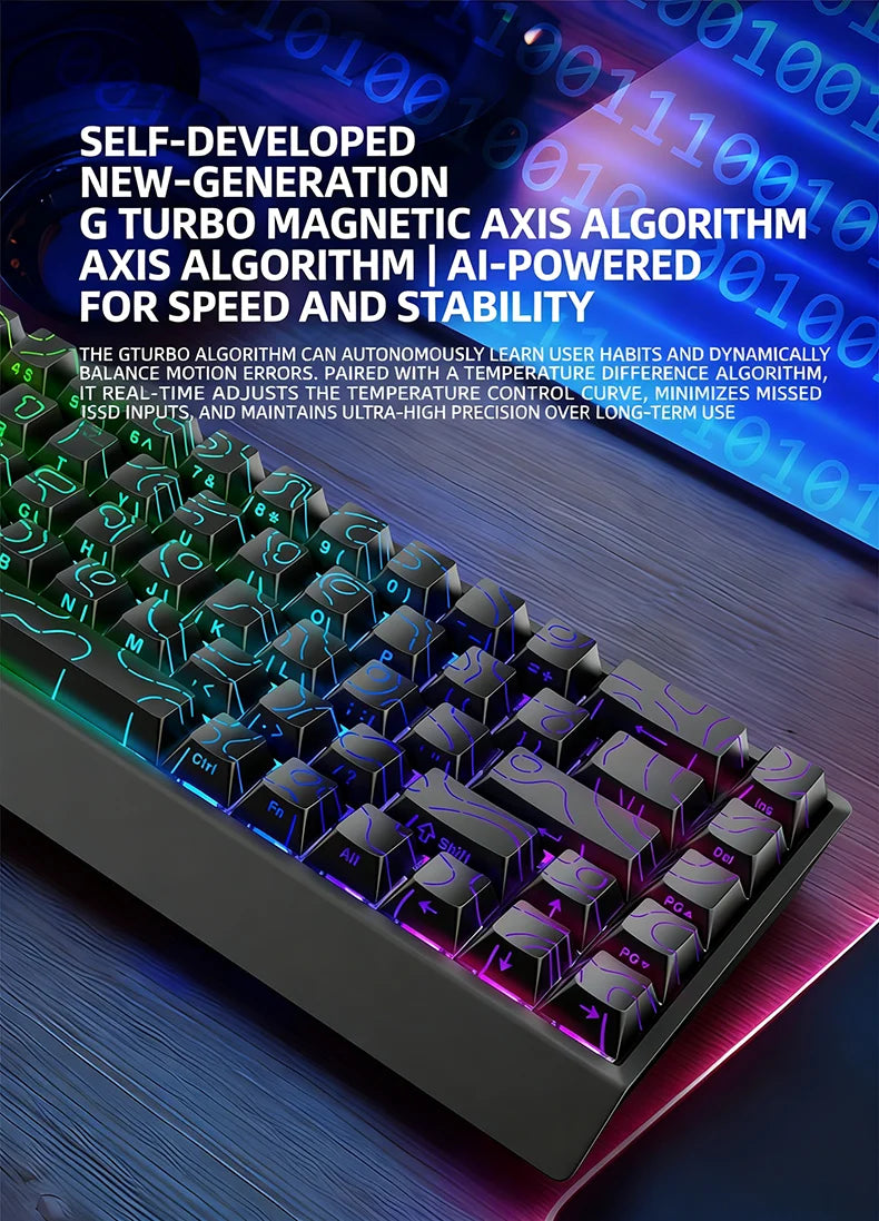 IROK Carotmas Mercury68 Mercury 68 Mercury68 Pro Mercury68 Max RT 0.001mm 8K Gamer Wired Gaming Magnetic Mechanical Keyboard