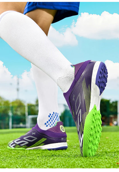 Nuevas botas de fútbol para hombre, tacos para césped, futsal, cómodas, ultraligeras, FG, antideslizantes, para interior y adultos