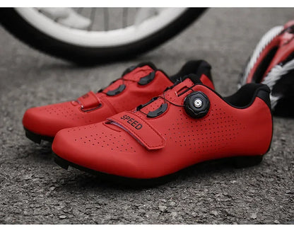 Unisex Road And Mountain Bike Lock Shoes Outdoor Pedal Assisted Bicycle Riding Shoes Cross-Border New Model Sports Entertainment