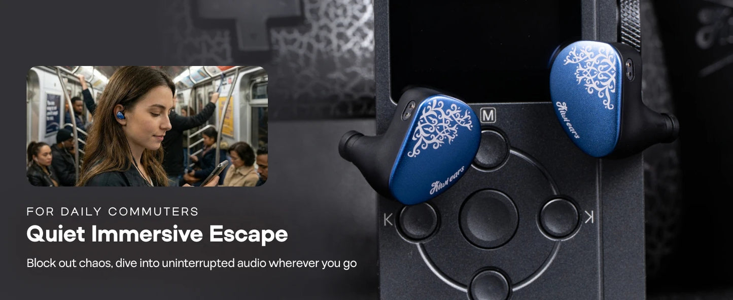 Linsoul Kiwi Ears Cadenza II IEM 10mm Titanium DD with KARS 2.0 Premium Construction Hifi Earphones with Detachable Cable System