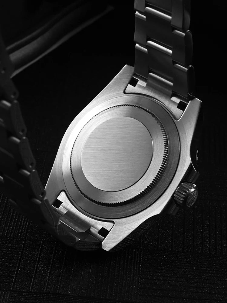 San Martin 40mm Water Ghost PT5000 Automatic Men Diving Watch Business Mechanical Sapphire Waterproof 20Bar Luxury BGW-9 SN0017D