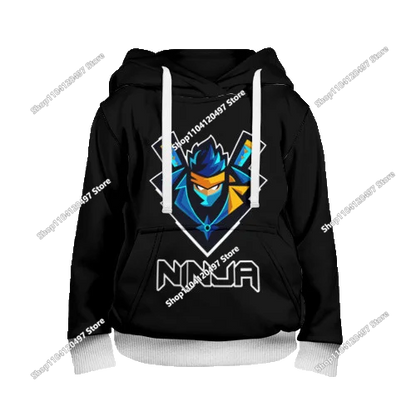 Nowe bluzy Fortnite 2025 z kapturem, nadruk 3D, bluza męska Harajuku z długim rękawem, krój oversize, unisex, odzież cosplayowa