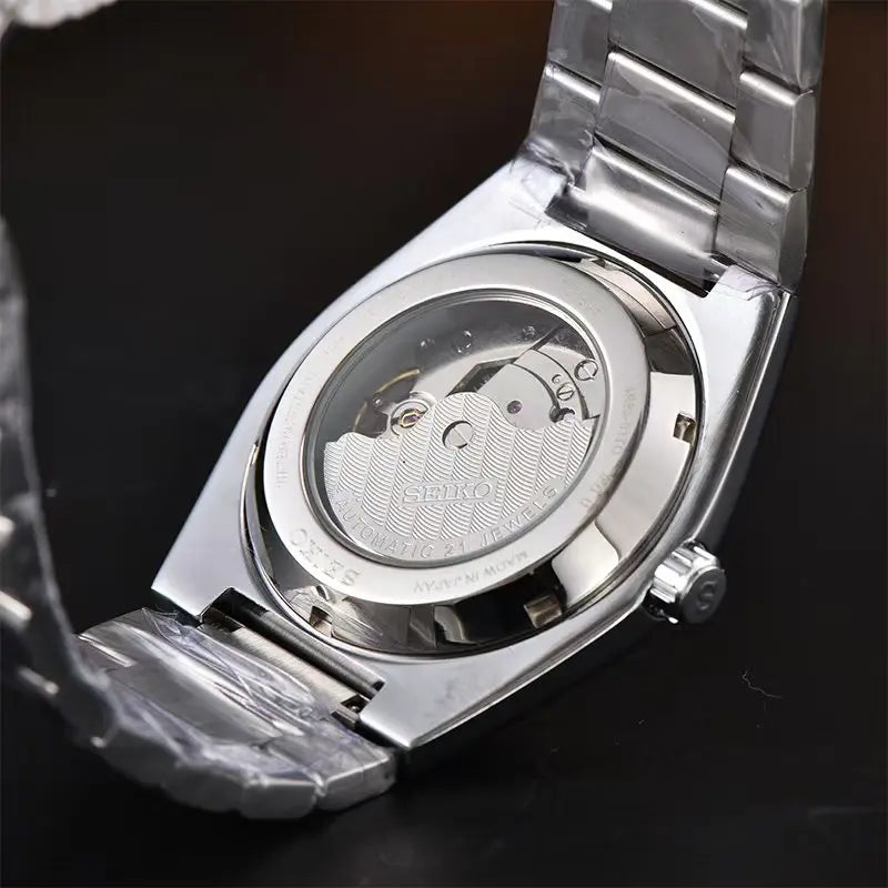 2026 New Seiko Automatic Mechanical Watch for Men and Women Business Leisure Calendar Night Light Waterproof Couple Watch