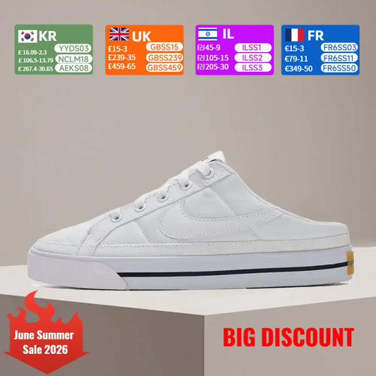 Nike Court Legacy Sneakers Classic Comfort, Cushioning, Slip-Resistant, Durable Casual Everyday Wear DB3970-100