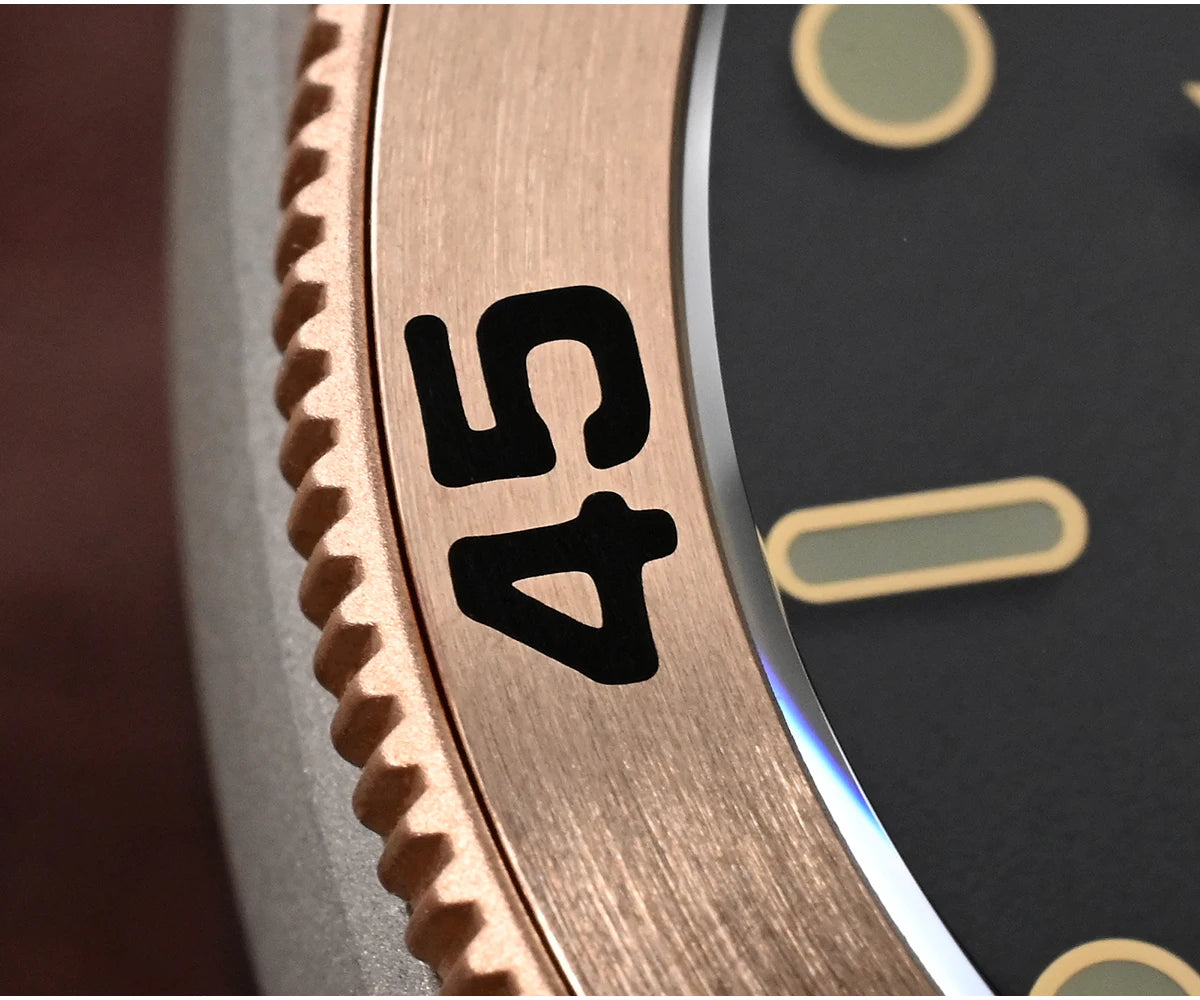 San Martin 42mm Retro Titanium Diver Watch NH35 Automatic Men Mechanical Watches Bronze Bezel Sapphire Luminous Waterproof 200m