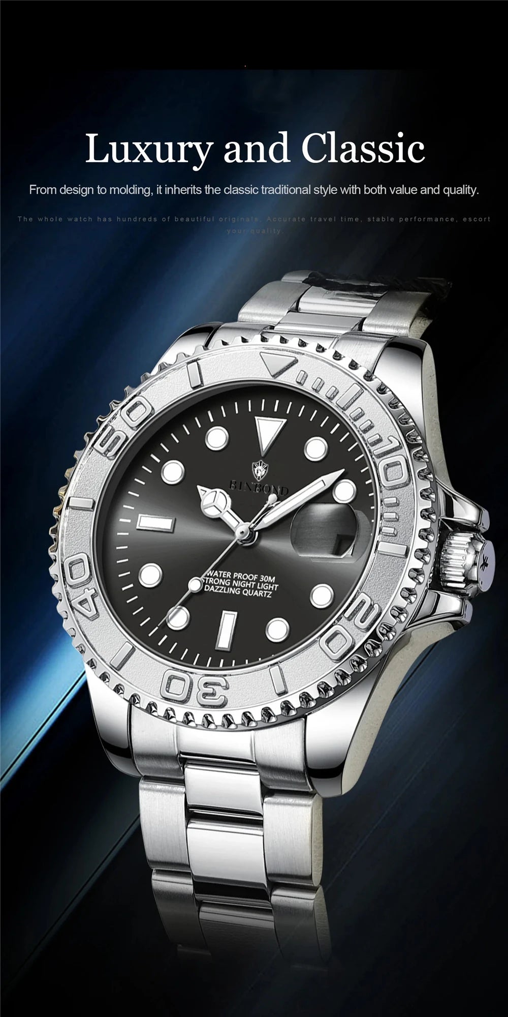 Montres de luxe pour homme - Nouvelle marque - Montres-bracelets sportives et tendance à quartz - Cadeaux pour homme - Montres automatiques - Horloge numérique « Café » pour homme
