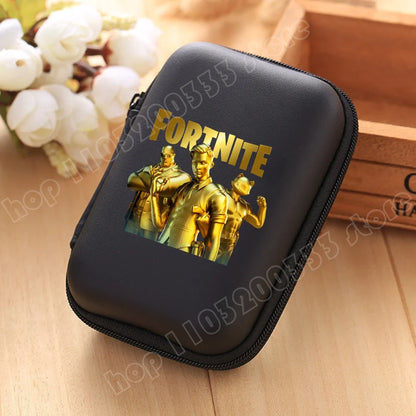 New Fortnite Storage Bag Multi-Function Data Cable Charger Organizer Travel Earphone Protective Pouch Children's Birthday Gift