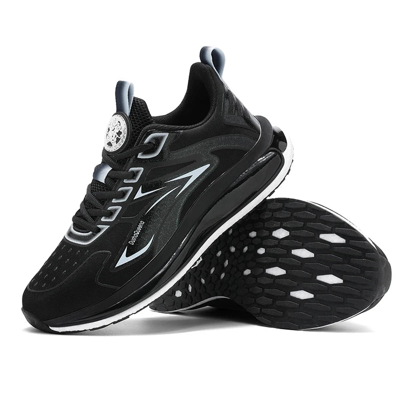 Baskets d'extérieur pour hommes, chaussures de course respirantes et antidérapantes à coussin d'air, de Jogging, de Sport, légères, décontractées
