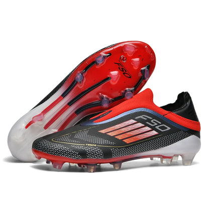 Nouvelles chaussures de football pour hommes, crampons longs antidérapants pour adultes, chaussures de sport pour garçons, crampons d'entraînement en plein air, respirantes et confortables