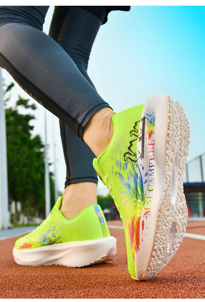 2026 New Eagle Pattern Running Shoes Carbon Plate Marathon Sports Shoes Ultra-Light Breathable Cushioning Training Running Shoes
