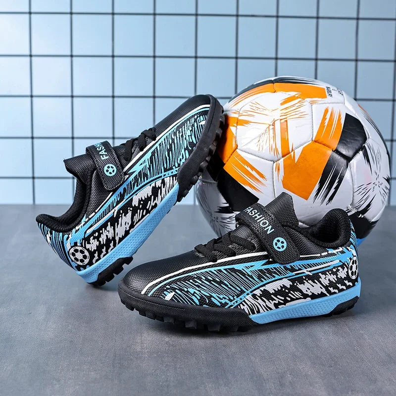 Chaussures de football pour hommes, légères, antidérapantes, crampons de football TF, chaussures de sport pour garçons, chaussures de terrain synthétique, chaussures de futsal pour l'extérieur, chaussures de sport.