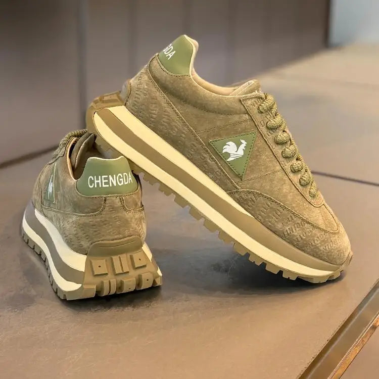 Men's fashion daily casual sports shoes, simple atmosphere, non-slip and wear-resistant high-quality men's running shoes