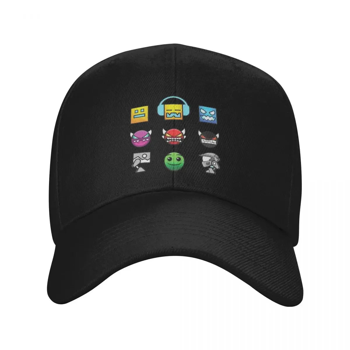 2026 Geometry Dash Baseball Cap Unique hats tactical cap Golf Cap Ladies Men's