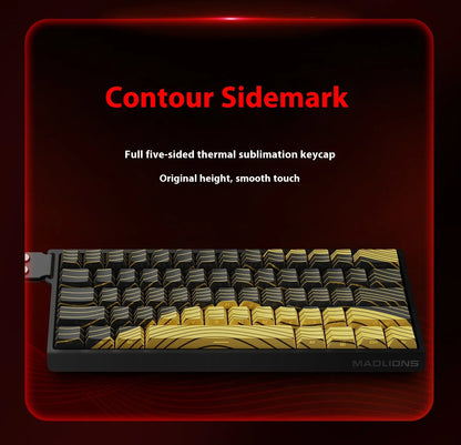 FGG Madlions Mad60 Mad68 He Mechanical Keyboard Magnetic Switch 8k Wired Rgb Hot Swap Custom Keyboard Esport Game Gift Accessory
