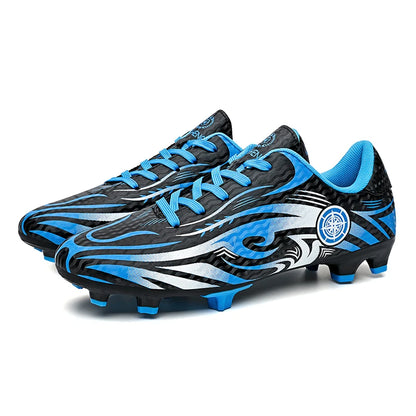 Original-Fußballschuhe, Herren-Trainingsschuhe, Outdoor-Schuhe, rutschfeste Kinder-Fußballschuhe, Schuhe mit langen Stollen, Herren-Futsal-Schuhe, Größe 32–45