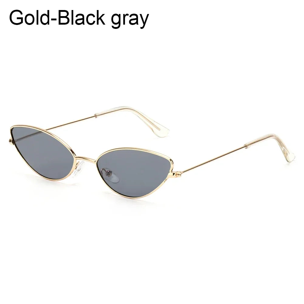 1 ks Unisexové retro sluneční brýle s malým oválným rámem, UV400, módní design, letní vintage brýle, doplňky k brýlím