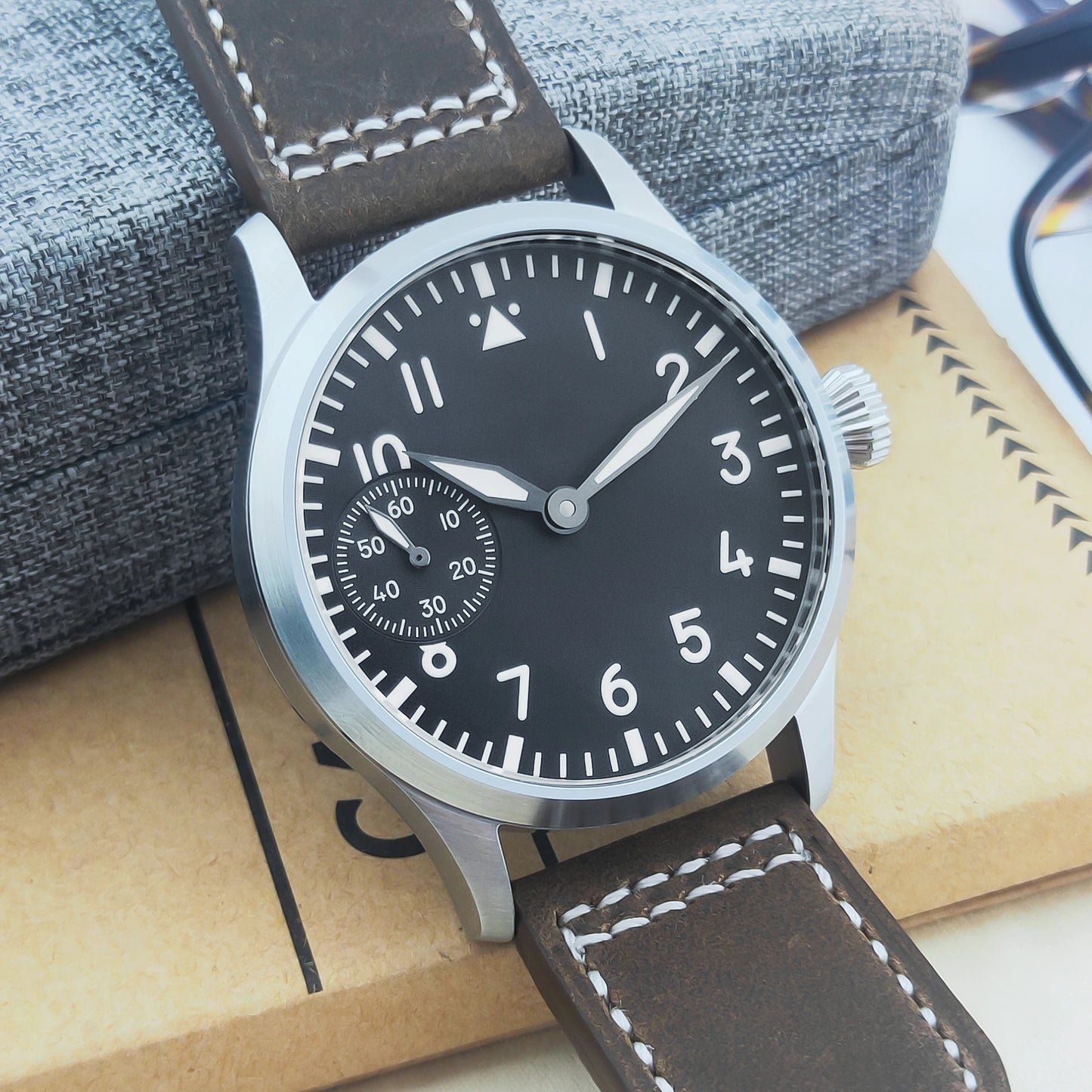 Corgeut Luxusuhr mit Saphirglas, 42 Mm Zifferblatt, ST3600- oder ST3601-Handaufzugswerk, 316L-Stahlgehäuse, Herrenuhr, 30 M wasserdicht
