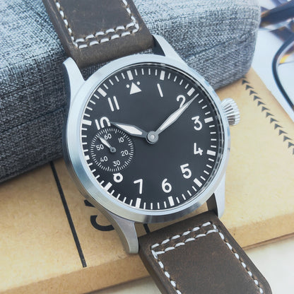 Corgeut Luxusuhr mit Saphirglas, 42 Mm Zifferblatt, ST3600- oder ST3601-Handaufzugswerk, 316L-Stahlgehäuse, Herrenuhr, 30 M wasserdicht