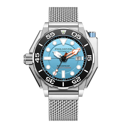 FeelNever Top Brand Luxury Automatic Watch For Men Fashion Business Watch Men Military Waterproof Men's Mechanical Wristwatches